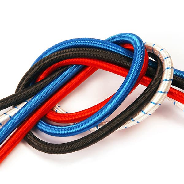 Magic Providers Pack of 2 Stretchable Elastic Rope Bungee Cord 8.5 + 1.5 Feet (2M + Expandable) | for Hanging Clothes | Tying Behind Bikes Nylon Retractable Clothesline - Image 4