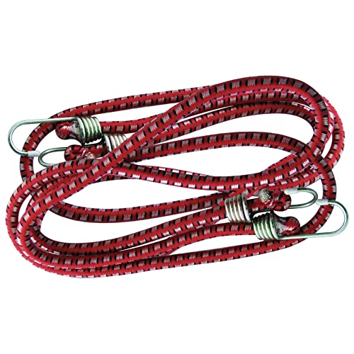 Magic Providers Pack of 2 Stretchable Elastic Rope Bungee Cord 8.5 + 1.5 Feet (2M + Expandable) | for Hanging Clothes | Tying Behind Bikes Nylon Retractable Clothesline - Image 1