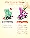Helsort Wooden Dinosaur Train Set Magnetic Dinosaur Toys and Number Train for Toddlers Educational Montessori Toy for Counting and Motor Skills for 35 Year Old Boys Girls - Image 4