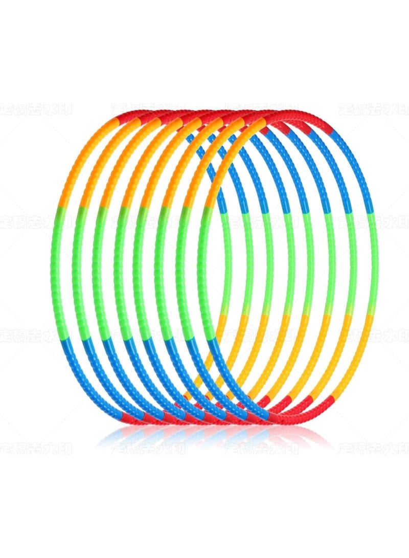 ST ZONE Kids Adjustable Hula Hoops, 6-8 Sections Detachable, Snap-Together Design, Colorful Lightweight Exercise Rings for Indoor Outdoor Games, Fitness, Dance, Physical Activity - Image 5