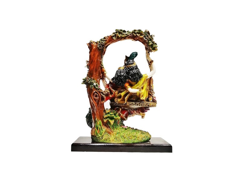 Northland Radha Krishna Murti for Home Decor Mandir Temple Pooja Room Office Radha Krishna idol for Home Radha Krishna Figurine Radha Krishna Idol for Gift Radha Krishna Statue Radha Krishna Showpiece - Image 3