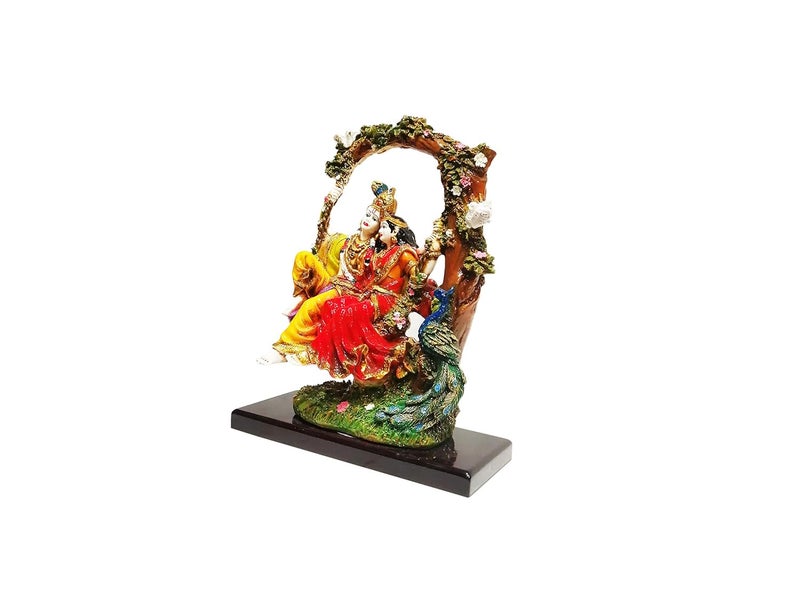 Northland Radha Krishna Murti for Home Decor Mandir Temple Pooja Room Office Radha Krishna idol for Home Radha Krishna Figurine Radha Krishna Idol for Gift Radha Krishna Statue Radha Krishna Showpiece - Image 4