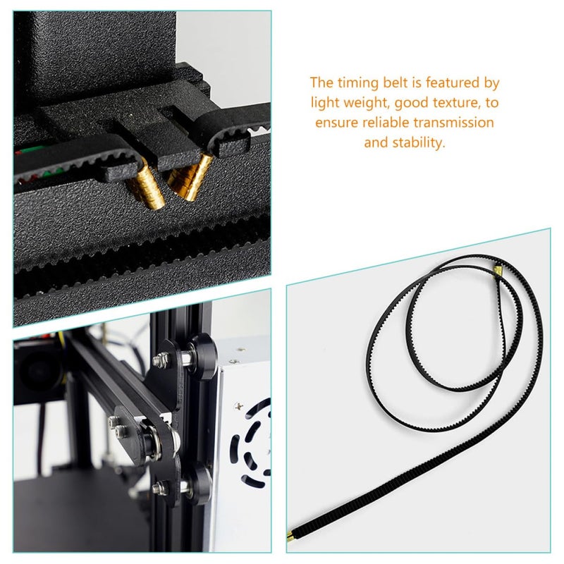 Alipis 10 Rolls Non Slip Rubber Timing Belt for Printers CNC Mechanical Transmissions - Image 4