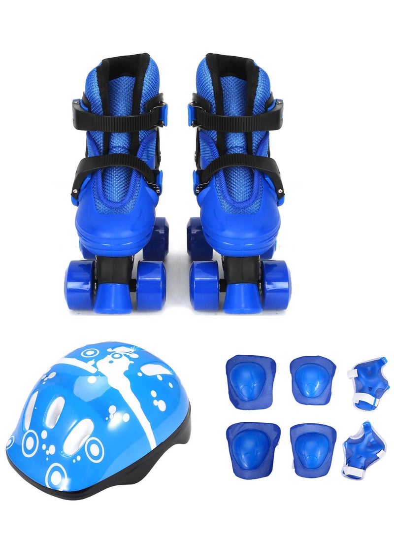 Kids Perfect blue Roller Skates with Helmets and Pads Skates Roller Skate Shoe Set - pzsku/ZA5B8A3D5945050BABD95Z/45/_/1702991728/06dec4b6-35a6-4600-a294-848c9d48af2d