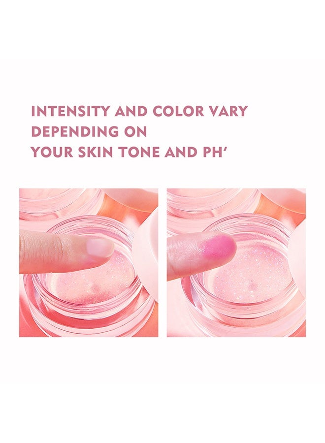 pudaier Highlighting Glassy, Clear Highlighting Blush For Cheek Moisturizing Blush And Lips Balm Color Changing Blush Multi Use Cream Liquid Waterproof Gel For Cheeks And Lips Glossy Shiny Finish Makeup Blush 01#CLEAR BLUSH - Image 5