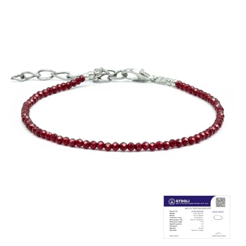Astrotalk Garnet Anklet | Stone of Courage, Protection & Stability | Garnet Anklet for Women | Best Gift for Woman | Spiritual Jewellery for Women | Valentine Gift for Girlfriend - Image 1