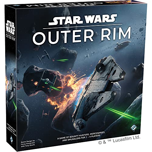 Asmodee Star Wars Outer Rim Board Game Strategy Game Fun Family Adventure for Teens Adults Ages 14 14 Players 34 Hour Playtime - Image 1