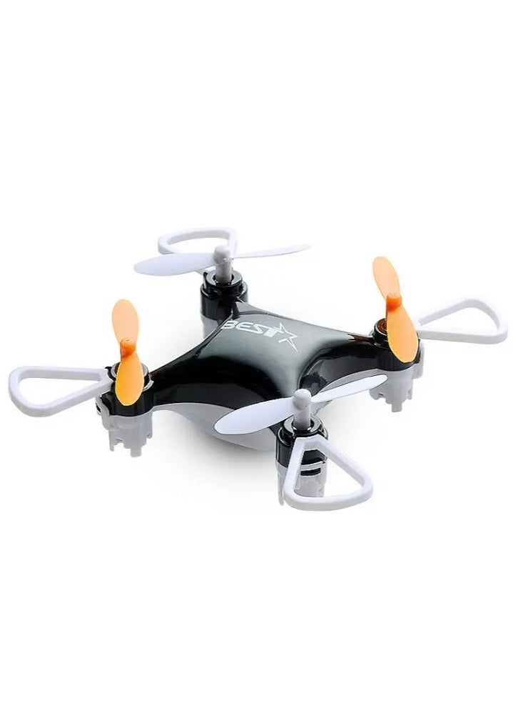Mini Drone quadcopter remote control airplane high fall resistance toy (black)  - Image 1