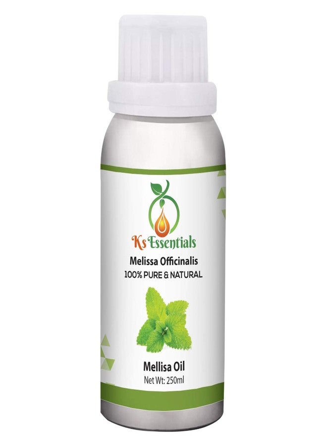 Ks Essentials زيت ميليسا العطري النقي 100% من كي إس إسينشالز (ميليسا أوفيسيناليس) - درجة علاجية طبيعية - 250 مل - Image 1