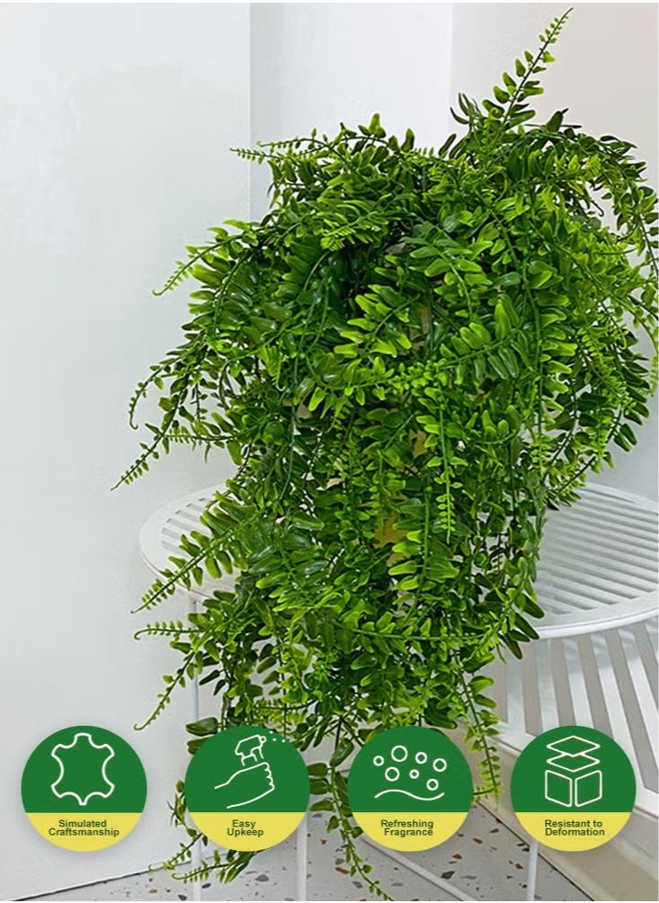 Arabest Set of 6 Artificial Ivy Leaf Hanging Plants for DIY Wall, Home, and Garden Basket Décor  - Image 2