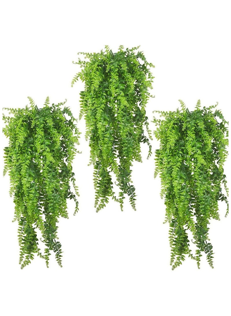 Arabest Set of 6 Artificial Ivy Leaf Hanging Plants for DIY Wall, Home, and Garden Basket Décor  - Image 1