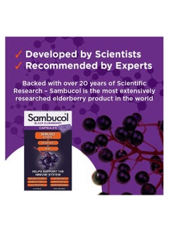 Sambucol Immuno Forte Vitamin C with Zinc Capsules 30'S  - Image 3