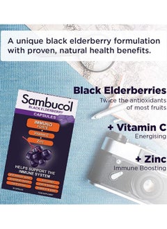 Sambucol Immuno Forte Vitamin C with Zinc Capsules 30'S  - Image 4
