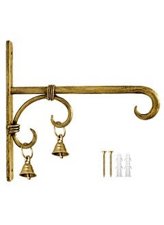 kaevion KAEVION Innovative Wall Bracket Incense Burner Hanger for Adorable Hanging Accessories Black Golden Chrome Finish Pack of 1 