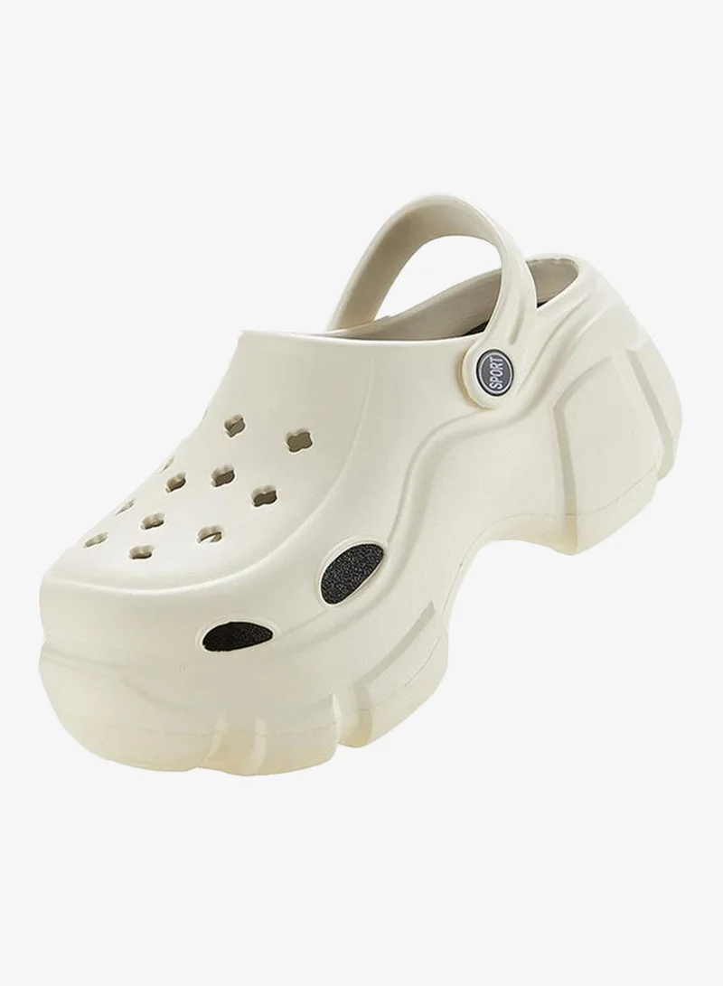Sneak-a-Peek Cut-Out Detail Platform Hollow Clogs