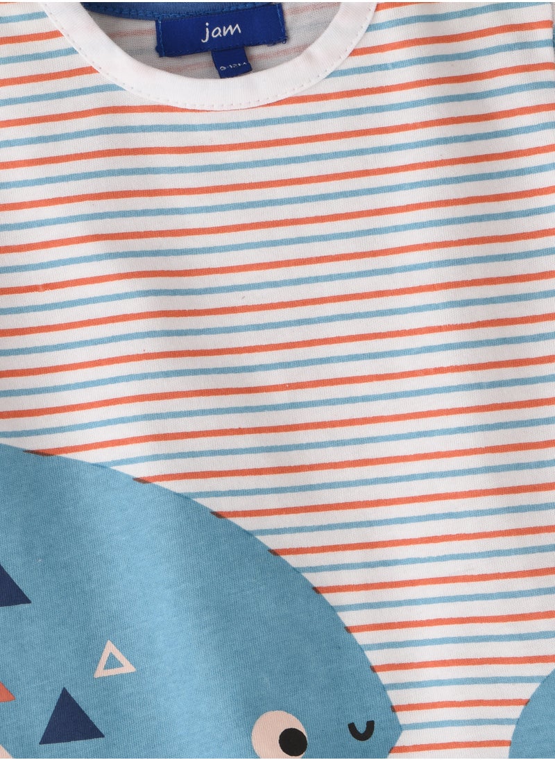 JAM Boys' Short-Sleeve Cotton Tees for Spring & Summer | Playful Prints  - Image 3