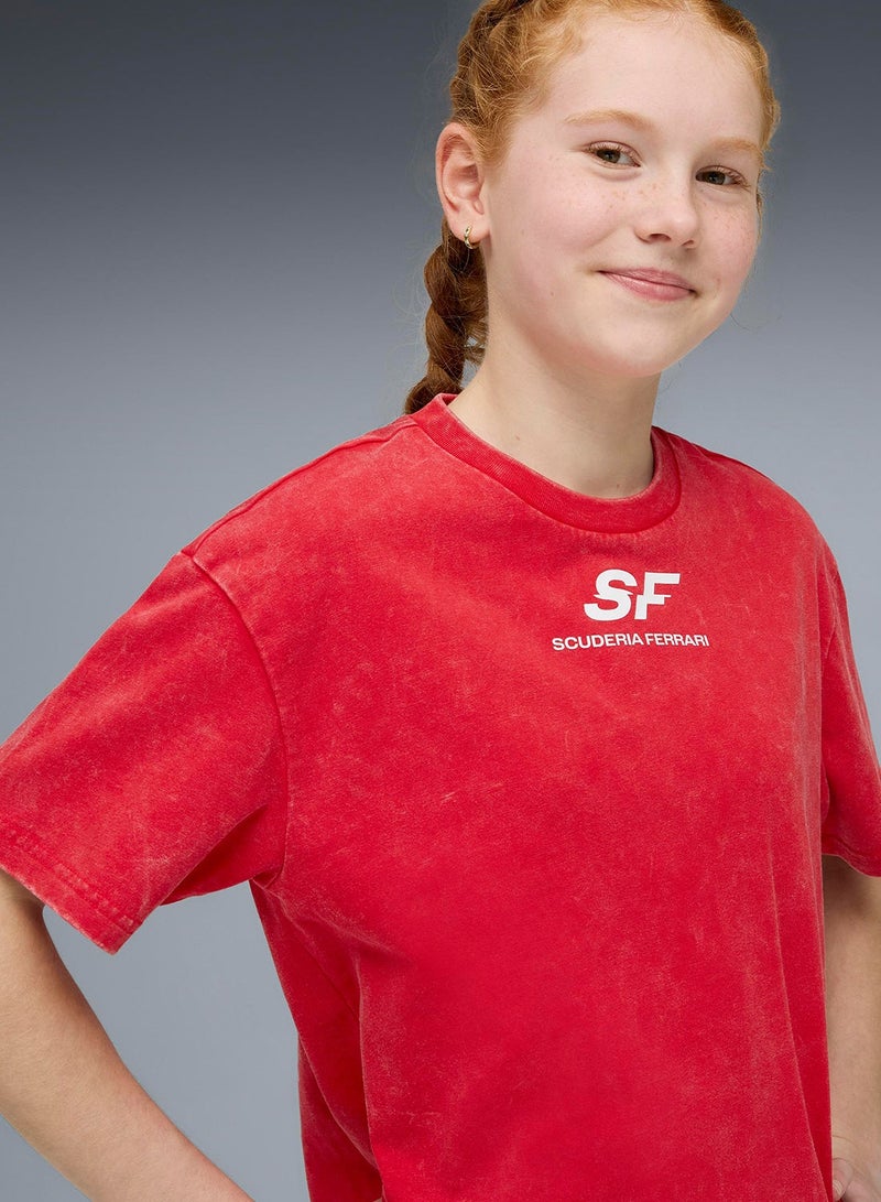 PUMA Youth Ferrari Car Graphic T-Shirt - Image 2