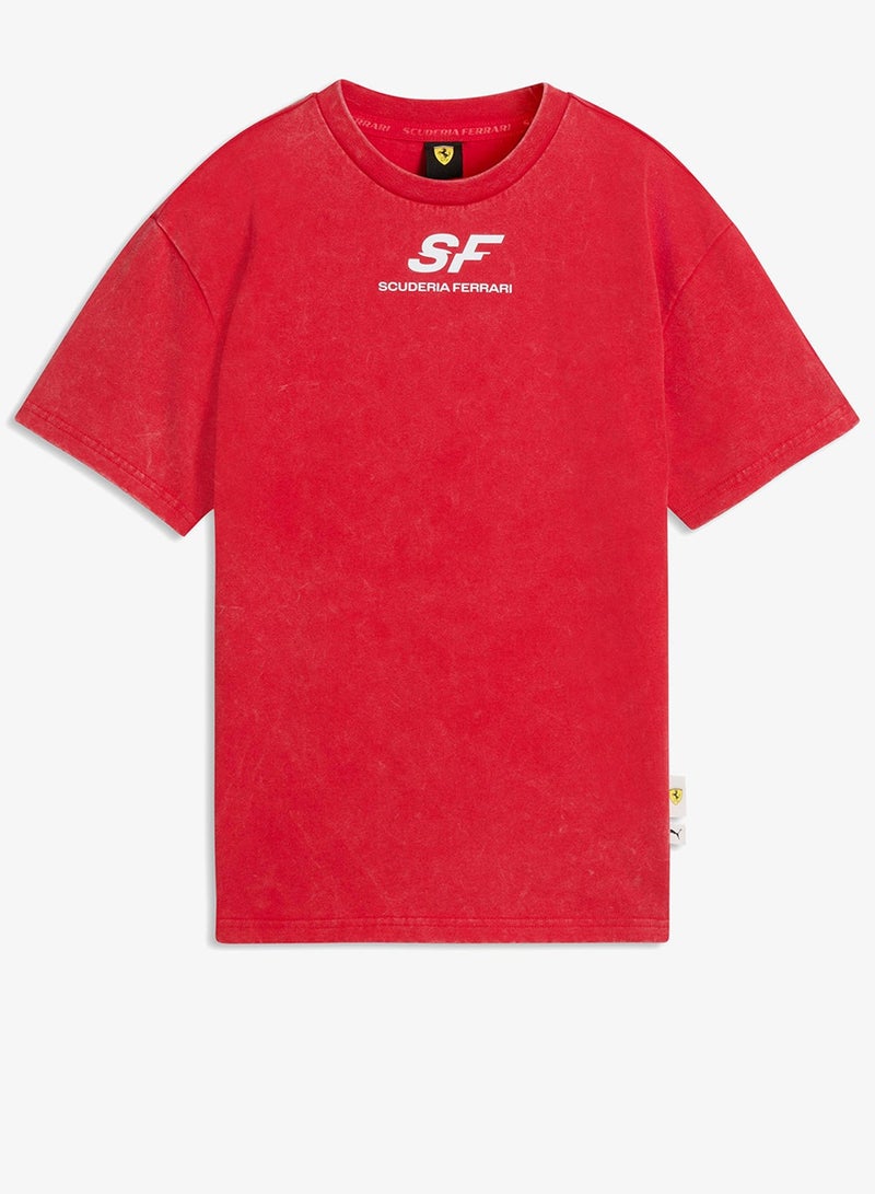PUMA Youth Ferrari Car Graphic T-Shirt - Image 3