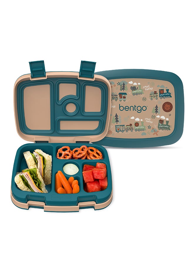 Bentgo Kids Prints Lunchbox - Trains - Image 1