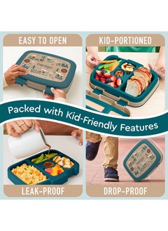 Bentgo Kids Prints Lunchbox - Trains  - Image 4