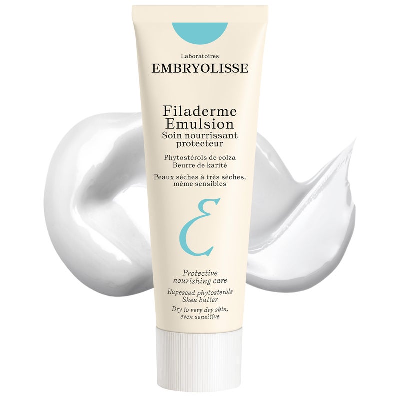 Embryolisse Filaderme Emulsion Face Moisturizer Intensive Repair for Dry Skin with Aloe Vera Shea Butter 254 Fl Oz
