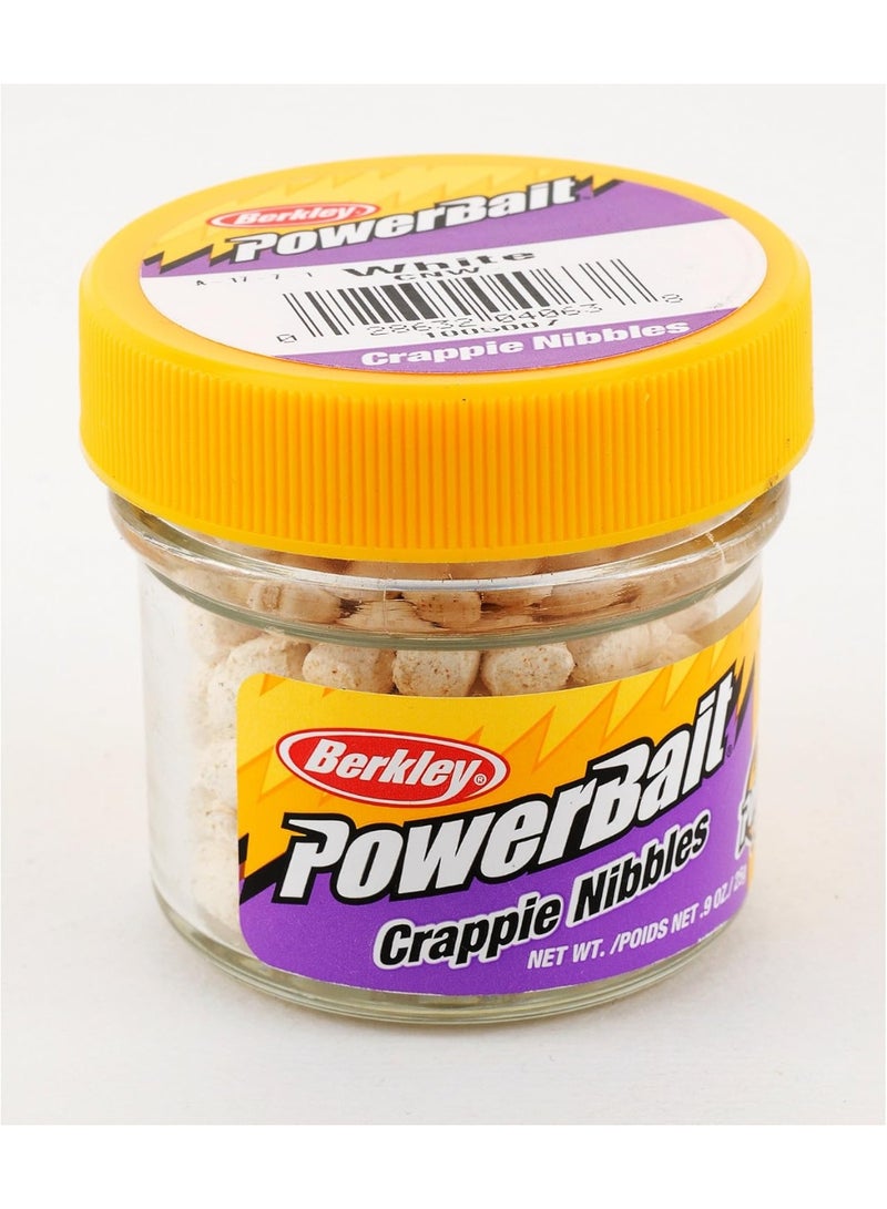 Berkley Berkley PowerBait Crappie Nibbles Dough Fishing Bait Color: White