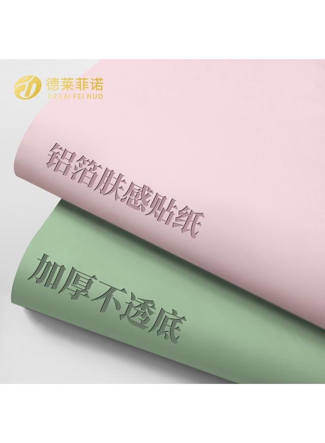 Bluejw Solid Color Wallpaper Modern Simple Plain Grey Matte Aluminum Foil Wallpaper Home Wall Wallpaper Self-Paste Pvc Instant Paste - Image 2