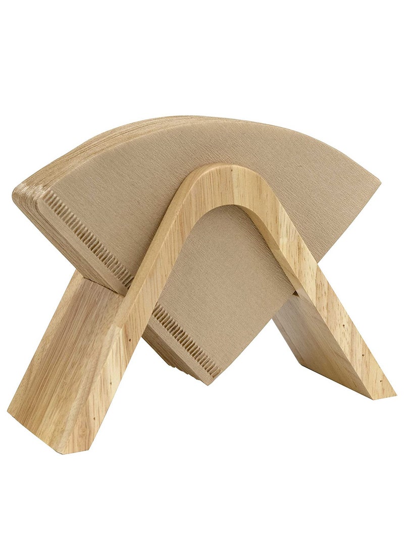 MIBRU Wooden Coffee Filter Paper Holder Beige  - Image 1