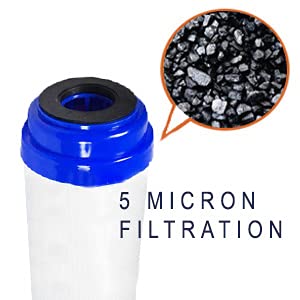 KRplus KRPLUS RO GAC Granular Activated Carbon for Under SinkWall Hanging Filter Models Pack of 5  - Image 2