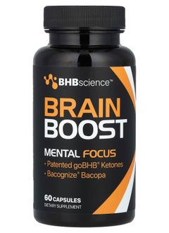 Real Ketones Brain Boost Mental Focus 60 Capsules 
