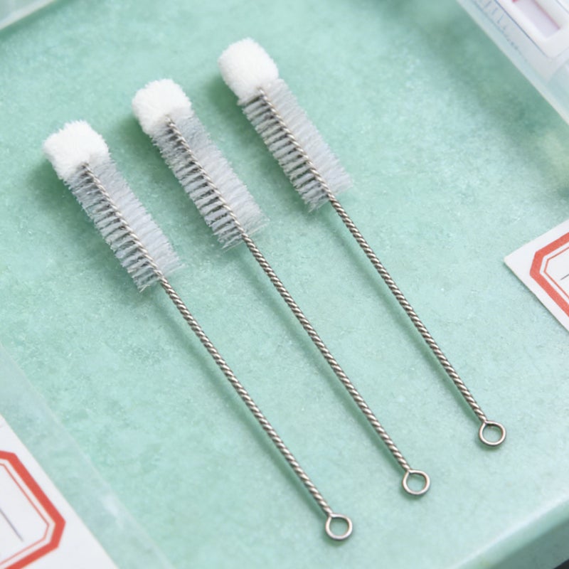 💄 فرشاة تنظيف قارورة برأس من كرة القطن النايلون للتنظيف العميق - Image 3