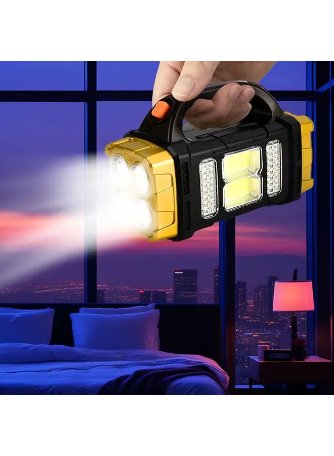 Solar LED Emergency Lamp USB Rechargeable High Lumen Hiking Light Outdoor Camping - Image 1