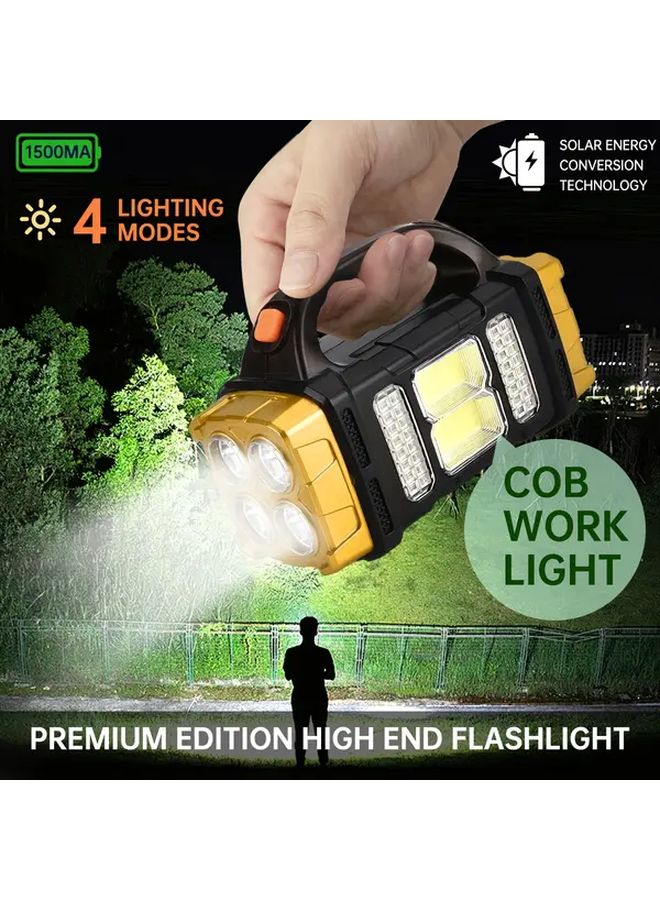 Solar LED Emergency Lamp USB Rechargeable High Lumen Hiking Light Outdoor Camping - Image 2