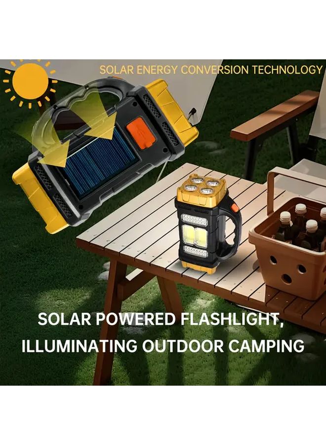 Solar LED Emergency Lamp USB Rechargeable High Lumen Hiking Light Outdoor Camping - Image 5