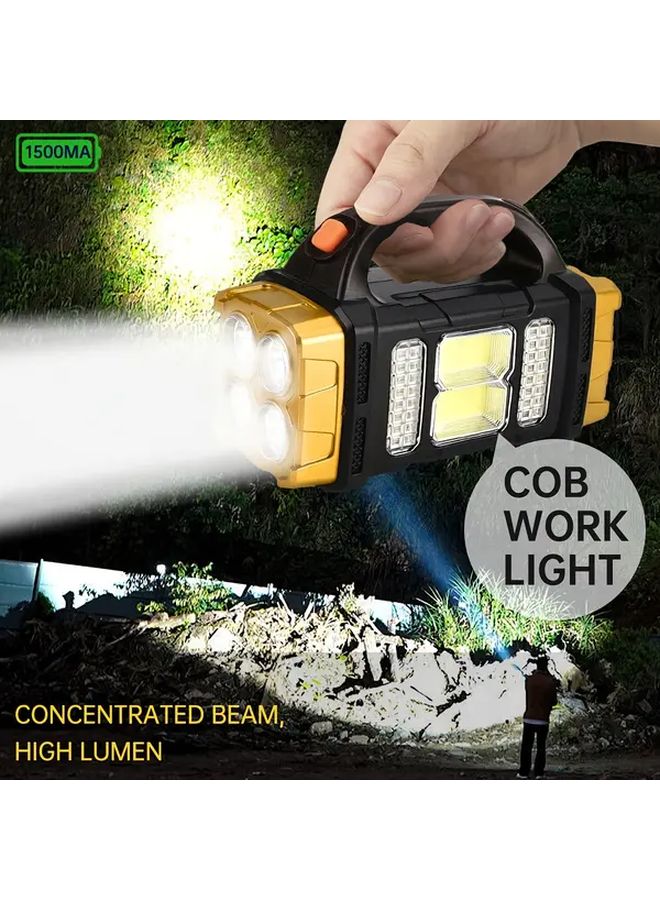 Solar LED Emergency Lamp USB Rechargeable High Lumen Hiking Light Outdoor Camping - Image 3