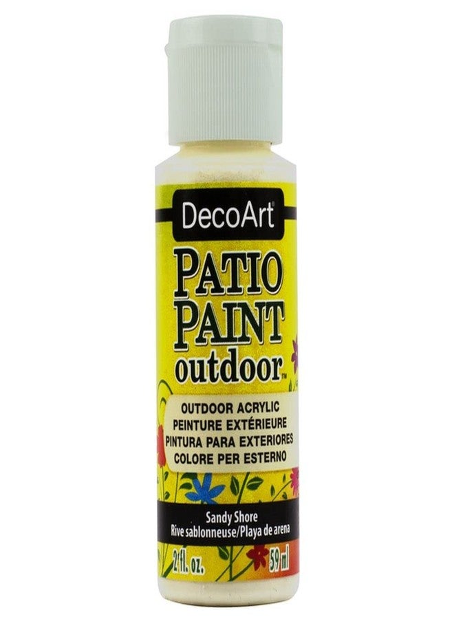 DecoArt Deco Art Patio Paint 2 OZ, us:one size, Sandy Shore -Off White