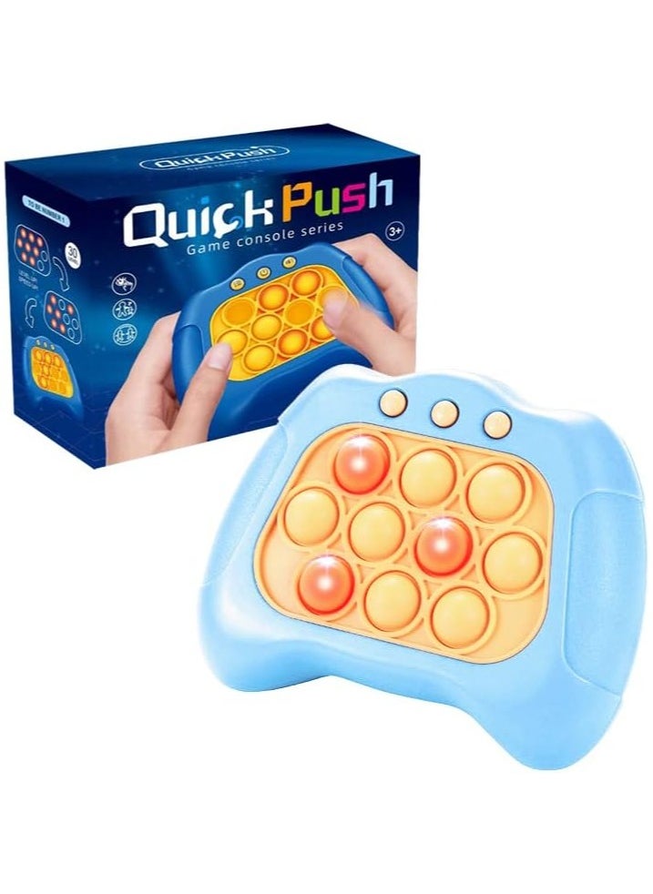 Light Up Pop Pro Game, Breakthrough Educational Game Console lite Brite, Adult Decompression Games, Educational Games Suitable for Children Aged 3+ Years Blue  - Image 1