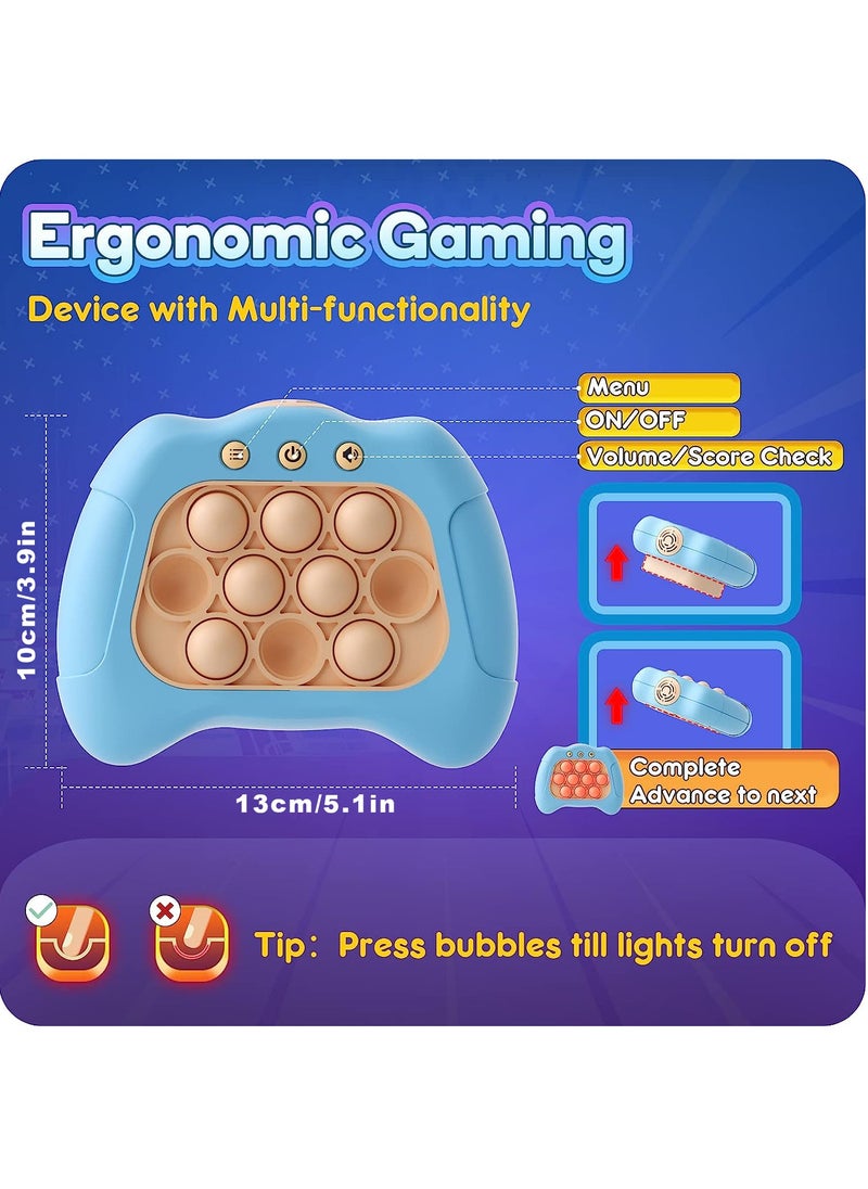 Light Up Pop Pro Game, Breakthrough Educational Game Console lite Brite, Adult Decompression Games, Educational Games Suitable for Children Aged 3+ Years Blue  - Image 2