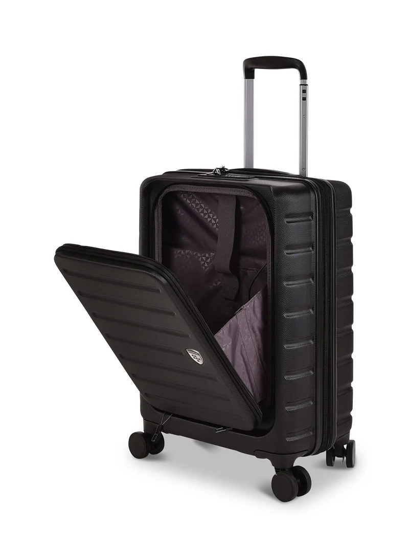 MAGELLAN Magellan ABS Luggage, Carry On Cabin Size, Hard Trolley Travel Bag with Front Open Pockets for Laptop, USB Type C Ports, TSA Lock and 4 Double Spinner Wheels, 20 Inch, CTH0043S-20