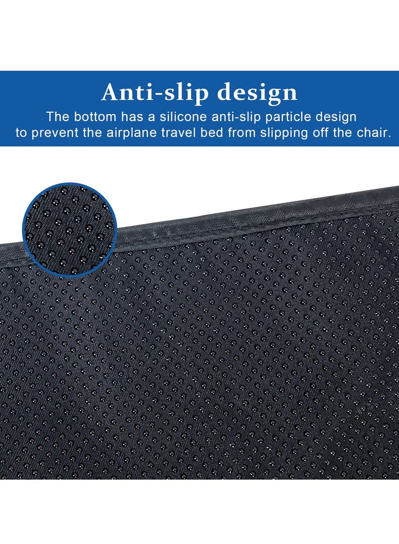 SYOSI Baby Airplane Travel Footrest Bed, Portable Toddler Travel Foot Hammock, Airplane Seat Extender Leg Rest, Travel Essentials for Children to Lie Down on Plane, Maximum 55lb/25 kg Weight Capacity - Image 5