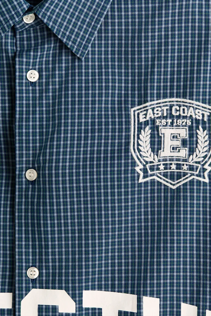 H&M  Relaxed Fit Motif-detail cotton shirt for Men | Best Price UAE