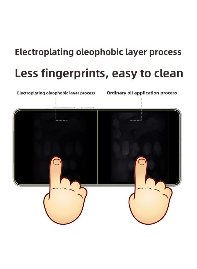 Generic Love Sticker For Red Rice K80pro Mobile Phone Tempered Film Redmi K80 Fingerprint Unlock Screen Protector-Color:Plasma Oleophobic Layer-Size:K80/K80 Pro  - Image 4