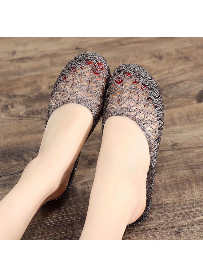 Footoppo Crystal Slip-on Sandals For Women, Fashionable And Stylish Home Slippers, Summer Non-slip Closed-toe Slippers For Wome - Image 3