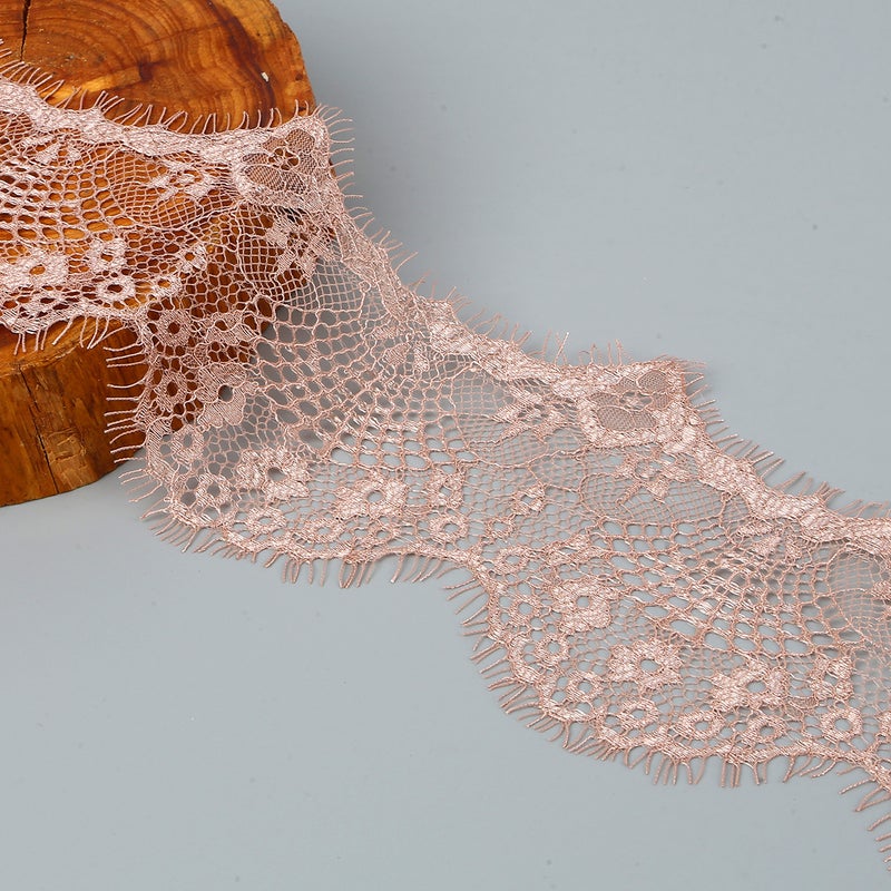 14 Color Optional Flower Embroidery Lace Fabric Trim Ribbon Handmade DIY Sewing Material Accessories Factory Direct Violet - Image 5
