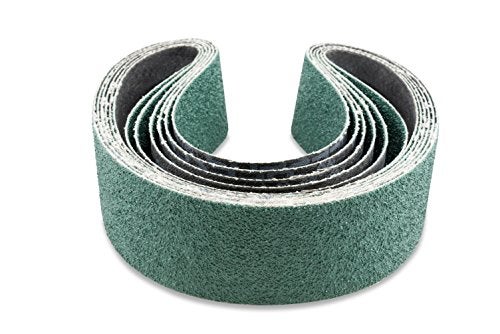 Red Label Abrasives أحزمة صنفرة زيركونيا 2 × 42 بوصة 120 حبيبة من ريد ليبل أبرسيفز، عبوة 6 قطع - Image 2