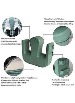 Max Comfort Patient turning pillow for the elderly for easy patient movement, green  - Image 3