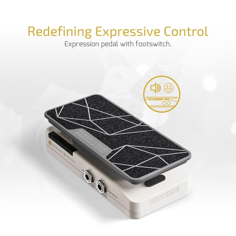 HOTONE Multi-function 4 in 1 Switchable Volume & Expression Pedal with Buffer switch and Visible Tuner SP-30T(Included 1 PCS Additional 15 CM TS Cable By VOLKTONE) - Image 3
