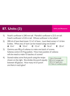 11+ CEM Revision Question Cards: Maths - Ages 9-10  - Image 4