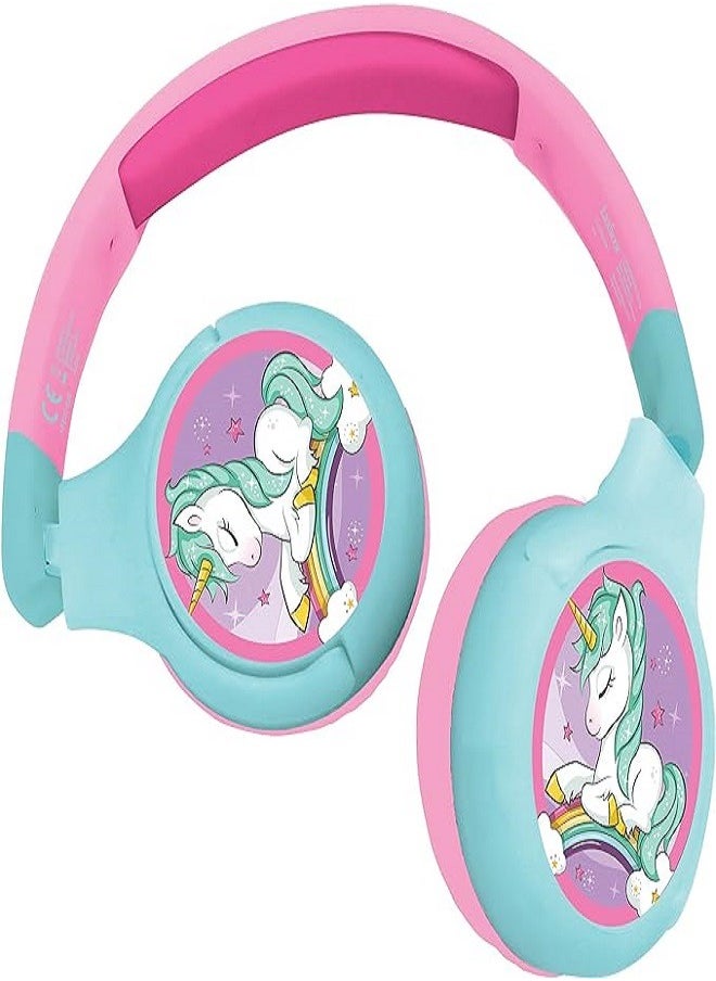 Unicorn 2 In 1 Bluetooth & Wired Comfort Foldable Headphone - pzsku/ZA5BA2A93141307FFCC23Z/45/_/1700836024/5462b74f-541d-4d02-be5f-de2d8000e26e