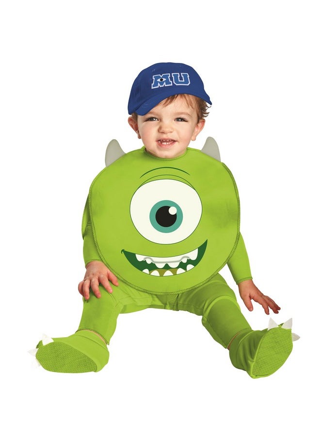 Disguise - Disguise baby boys Disney Pixar Monsters University Mike Classic Infant childrens costumes, Green/White/Blue, 12-18 mths US - Image 1
